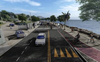 Niterói inicia obra de ciclofaixa na Boa Viagem