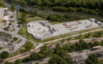 Avança obra da pista de skate no Camboatá