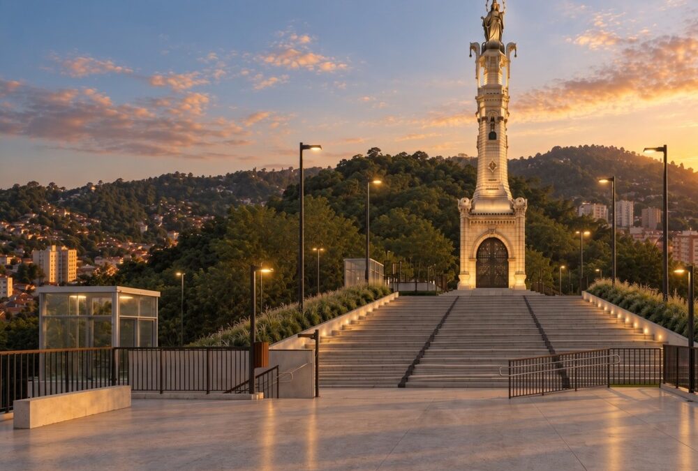 Mirante e restauro no Nossa Senhora Auxiliadora